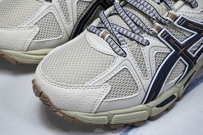 1203B133-025 GEL NYC CASUAL BREATHABLE PROFESSIONAL RUNNING SHOES BEIGE/OFF WHITE