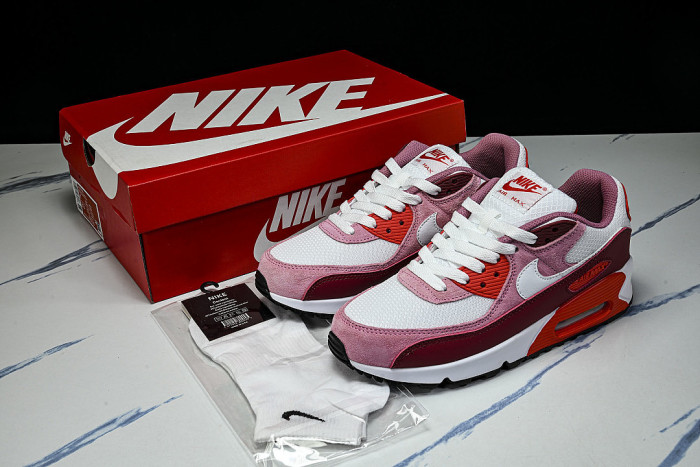 DM0029-600 AIR MAX 90 PEONY/LIGHT CRIMSON/TEAM CRIMSON/WHITE