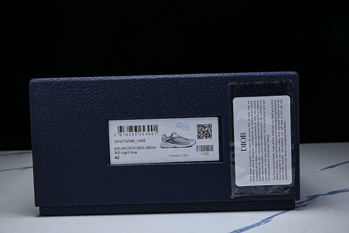 LEATHER MESH SPORTS CASUAL SHOES BLUE/GREY/WHITE/BLACK