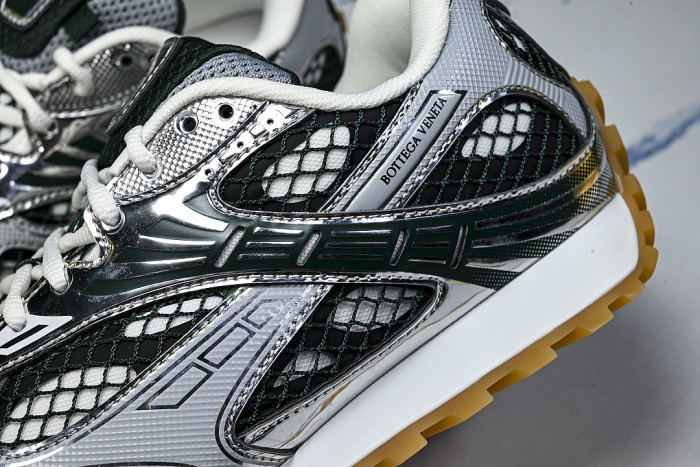 THICK-SOLED BREATHABLE MESH CASUAL SPORTS SHOES GREY/BLACK