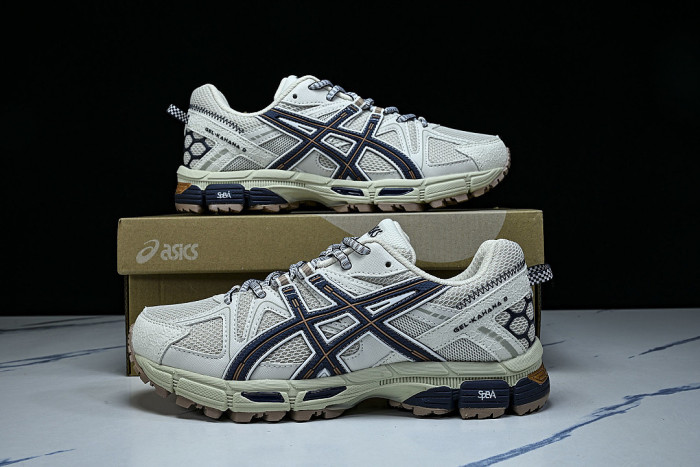 1203B133-025 GEL NYC CASUAL BREATHABLE PROFESSIONAL RUNNING SHOES BEIGE/OFF WHITE