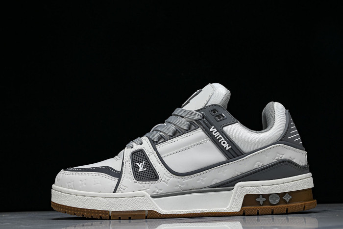 TRAINER SNEAKER LOW RETRO CASUAL SPORTS BASKETBALL SNEAKERS WHITE/GREY