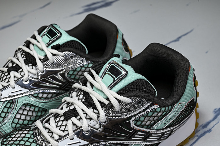 THICK-SOLED BREATHABLE MESH CASUAL SPORTS SHOES BLUE/BLACK/GREY