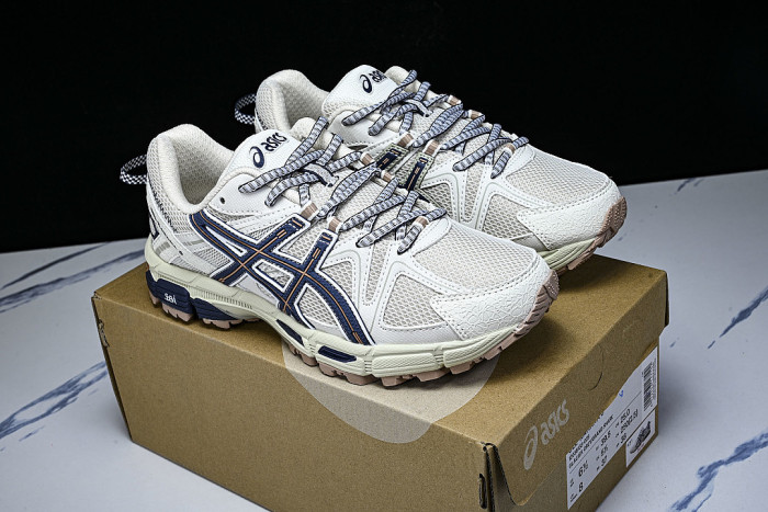 1203B133-025 GEL NYC CASUAL BREATHABLE PROFESSIONAL RUNNING SHOES BEIGE/OFF WHITE