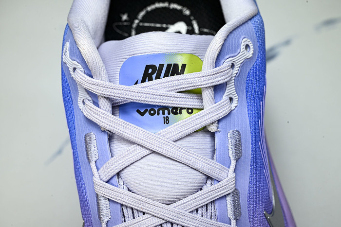 IB5169-500 VOMERO 18 VERSATILE ANTI SLIP LOW TOP RUNNING SHOES TARO PASTE PURPLE/DARK BLUE