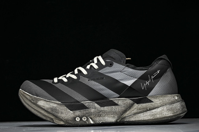 KI7128 Y-3 ADIOS PRO 4 BLACK/OFF WHITE/GREY FIVE