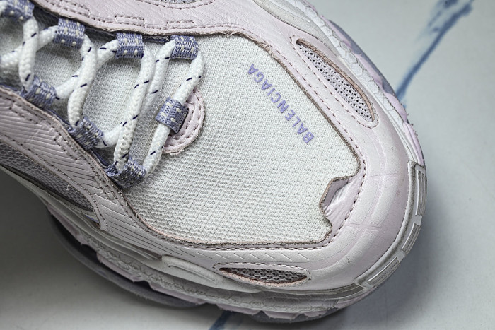 WTSM0 5550 TRIPLE S 2 FASHIONABLE RUNNING SHOES WHITE/PINK/BLUE