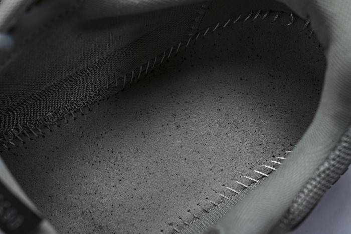 LEATHER MESH SPORTS CASUAL SHOES GREY/GREY/GREY