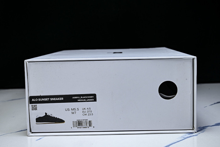 A0891U SUNSET SNEAKER LEISURE SHOES FOR DAILY LIFE BLACK/WHITE/BLACK