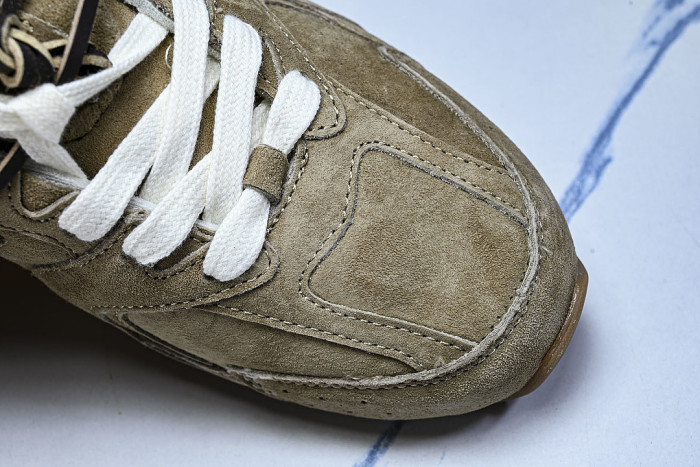 LOW-TOP RETRO CASUAL LIFESTYLE SHOES BROWN/BROWN/BROWN