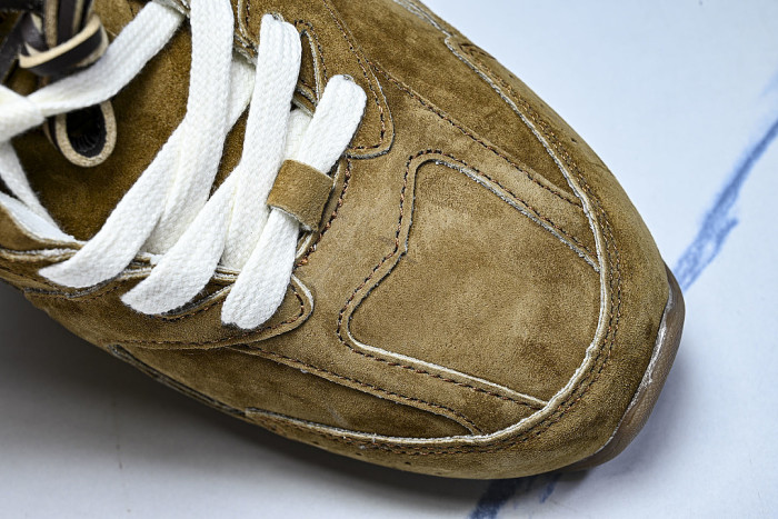 LOW-TOP RETRO CASUAL LIFESTYLE SHOES BROWN/BROWN/BROWN