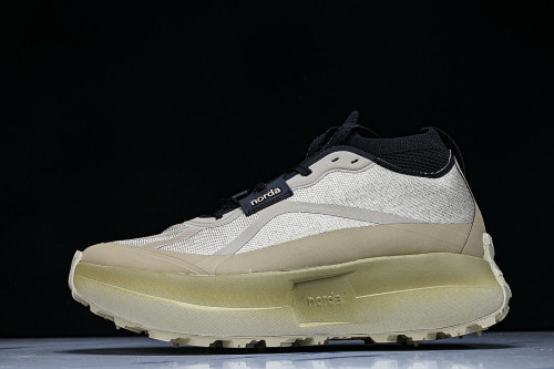 WEAR-RESISTANT OFF-ROAD RUNNING SHOES BEIGE/BROWN/GREEN