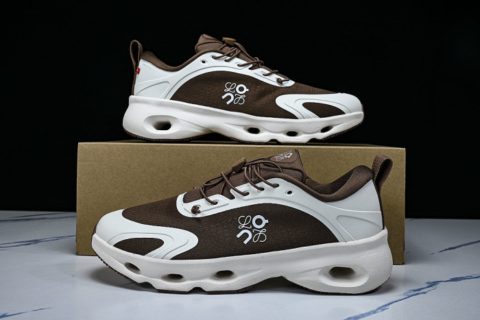 3MF30665479 ON JOINTLY DESIGNED CLOUDTILT CASUAL RUNNING SHOES COFFEE/CHOCOLATE