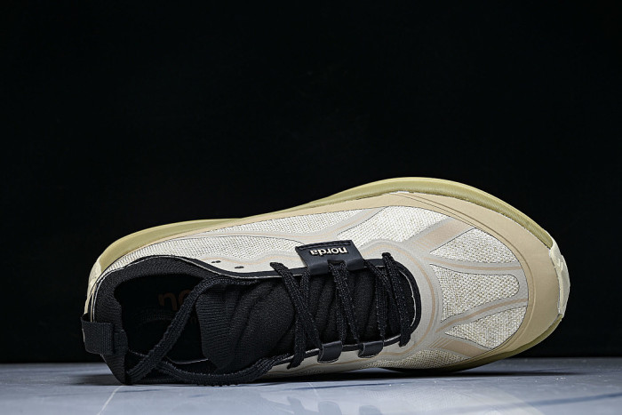WEAR-RESISTANT OFF-ROAD RUNNING SHOES BEIGE/BROWN/GREEN