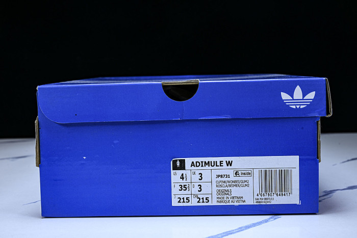 JP8731 ADIMULE CLEAR PINK/WONDER BEIGE/GUM 2