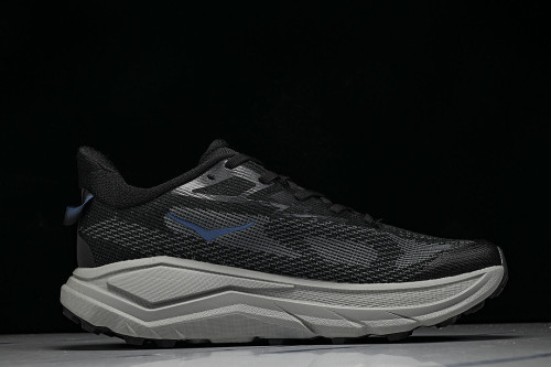 1168716 BTHN ONE CHALLENGER 8 ULTRA LIGHT THICK SOLED LIGHTWEIGHT RUNNING SHOES BLACK/DARK BLUE