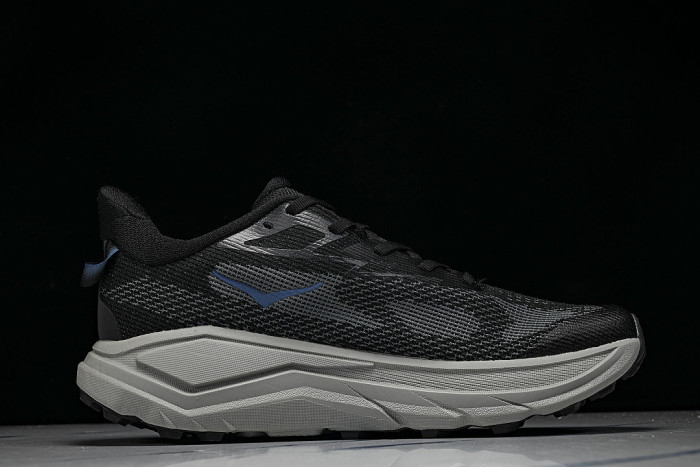 1168716 BTHN ONE CHALLENGER 8 ULTRA LIGHT THICK SOLED LIGHTWEIGHT RUNNING SHOES BLACK/DARK BLUE