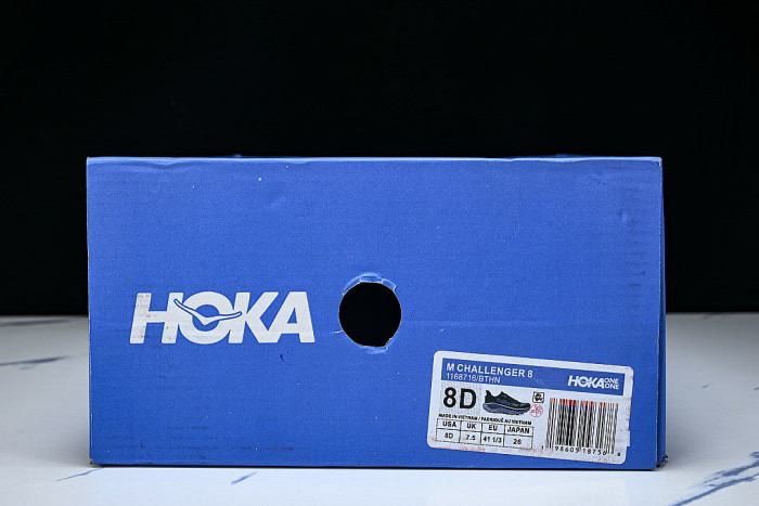 1168716 BTHN ONE CHALLENGER 8 ULTRA LIGHT THICK SOLED LIGHTWEIGHT RUNNING SHOES BLACK/DARK BLUE