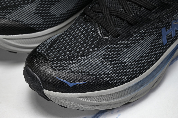 1168716 BTHN ONE CHALLENGER 8 ULTRA LIGHT THICK SOLED LIGHTWEIGHT RUNNING SHOES BLACK/DARK BLUE