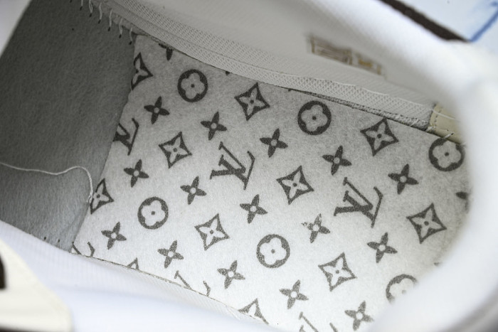 LOW-TOP CASUAL SPORTS SNEAKERS BROWN/WHITE/BROWN