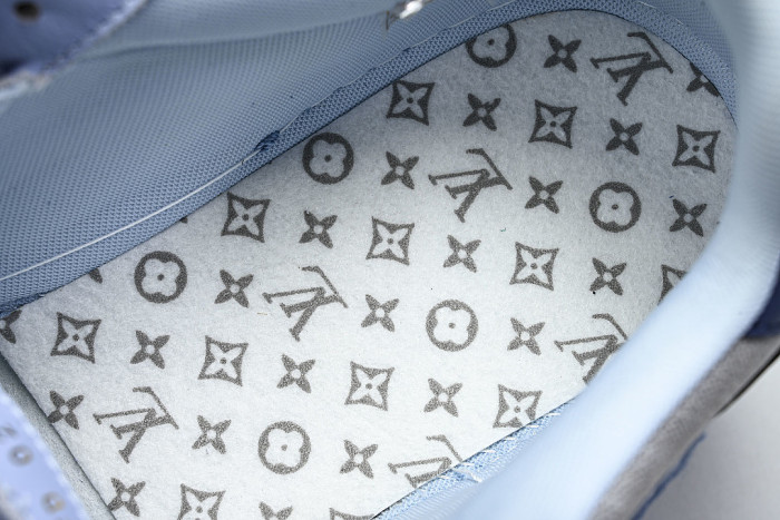 LOW-TOP CASUAL SPORTS SNEAKERS BLUE/GREY/BLACK