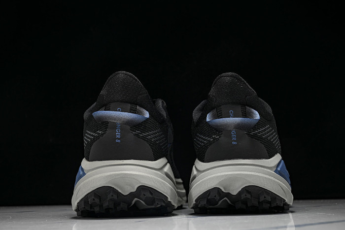 1168716 BTHN ONE CHALLENGER 8 ULTRA LIGHT THICK SOLED LIGHTWEIGHT RUNNING SHOES BLACK/DARK BLUE