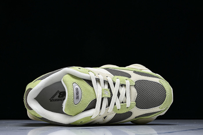 U906028L RETRO CASUAL SPORTS RUNNING SHOES BEIGE/GREEN/GREY