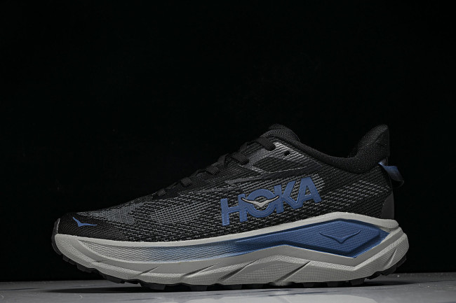 1168716 BTHN ONE CHALLENGER 8 ULTRA LIGHT THICK SOLED LIGHTWEIGHT RUNNING SHOES BLACK/DARK BLUE