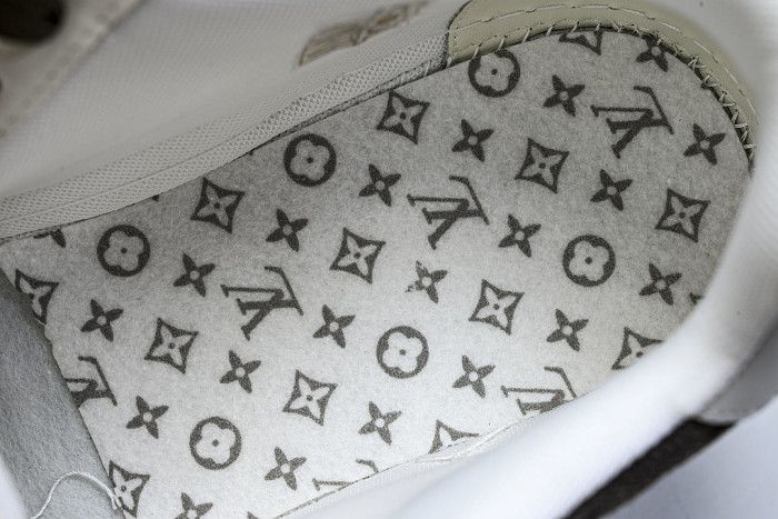 LOW-TOP CASUAL SPORTS SNEAKERS BROWN/WHITE/BROWN