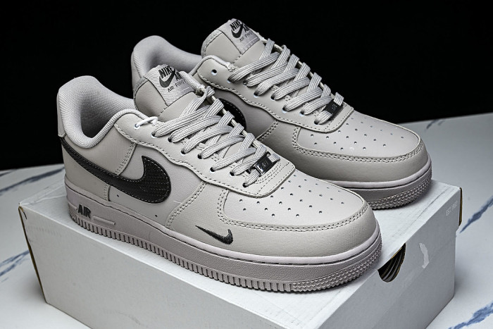 IV5732-002 AIR FORCE 1 07 LOW CASUAL SNEAKERS DARK GREY/GREY