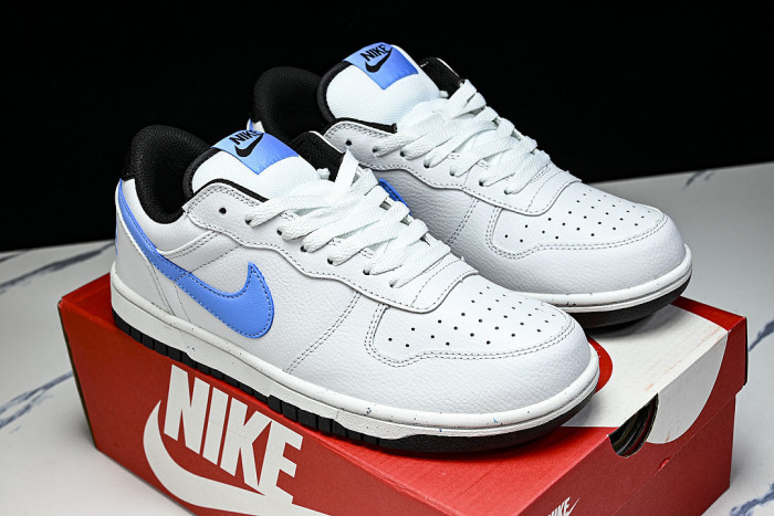 355152-107 BIG LOW CASUAL SNEAKERS WHITE/BLUE/BLACK