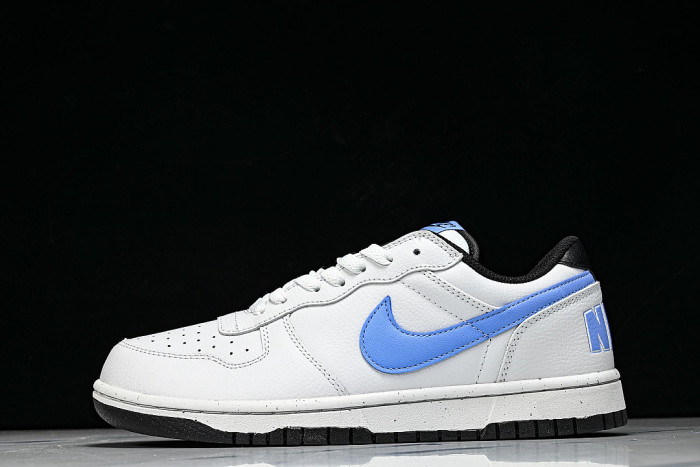 355152-107 BIG LOW CASUAL SNEAKERS WHITE/BLUE/BLACK