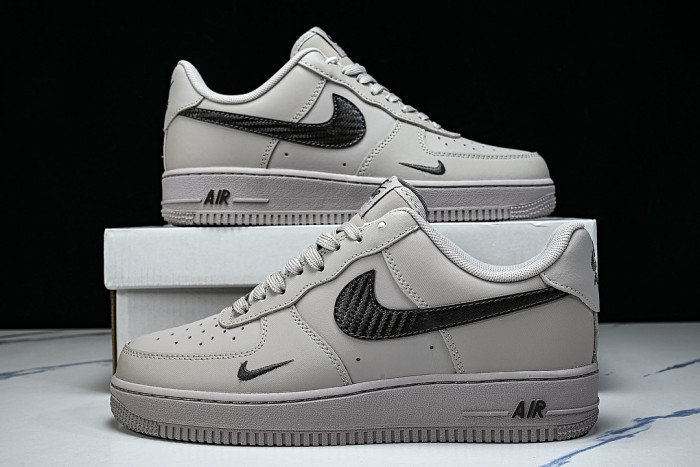 IV5732-002 AIR FORCE 1 07 LOW CASUAL SNEAKERS DARK GREY/GREY