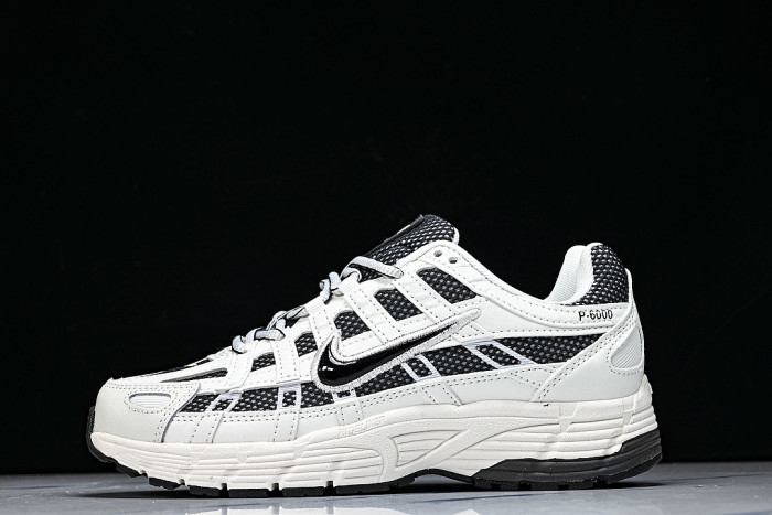 IO8711-101 P-6000 RETRO LOW-TOP CASUAL SHOES SAIL/MEDIUM ASH/PHANTOM/OFF-NOIR