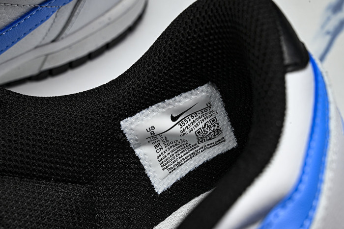 355152-107 BIG LOW CASUAL SNEAKERS WHITE/BLUE/BLACK