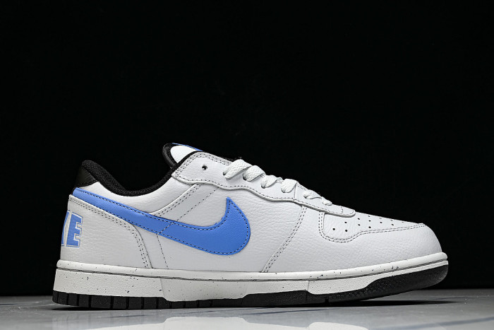 355152-107 BIG LOW CASUAL SNEAKERS WHITE/BLUE/BLACK