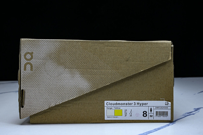 ON CLOUDMONSTER 3 HYPER LOW-TOP RUNNING SHOES YELLOW/BLACK/YELLOW