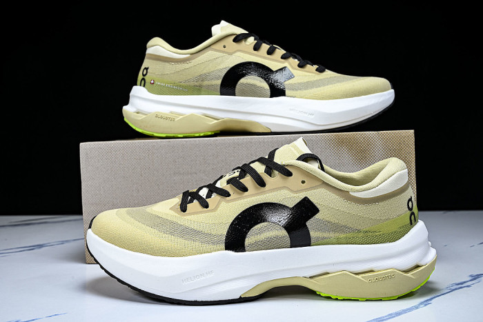 ON CLOUDMONSTER 3 HYPER LOW-TOP RUNNING SHOES YELLOW/BLACK/YELLOW
