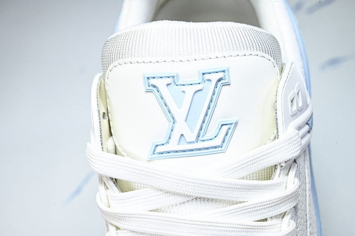 TRAINER SPORTY CASUAL SHOES WHITE/BLUE