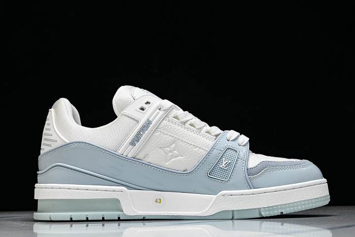 TRAINER SPORTY CASUAL SHOES WHITE/BLUE