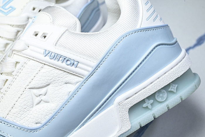 TRAINER SPORTY CASUAL SHOES WHITE/BLUE