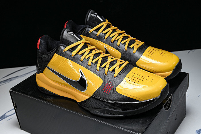 CD4991-700 KOBE 5 PROTRO BRUCE LEE CASUAL RUNNING SHOES ORANGE/BLACK