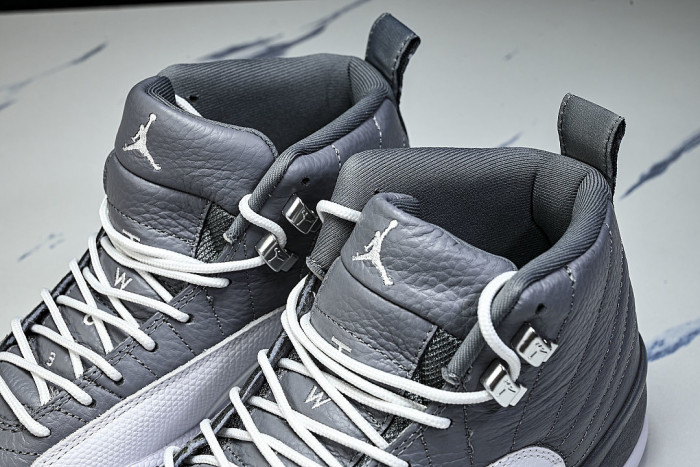 CT8013-015 JORDAN 12 RETRO STEALTH/WHITE/COOL GREY