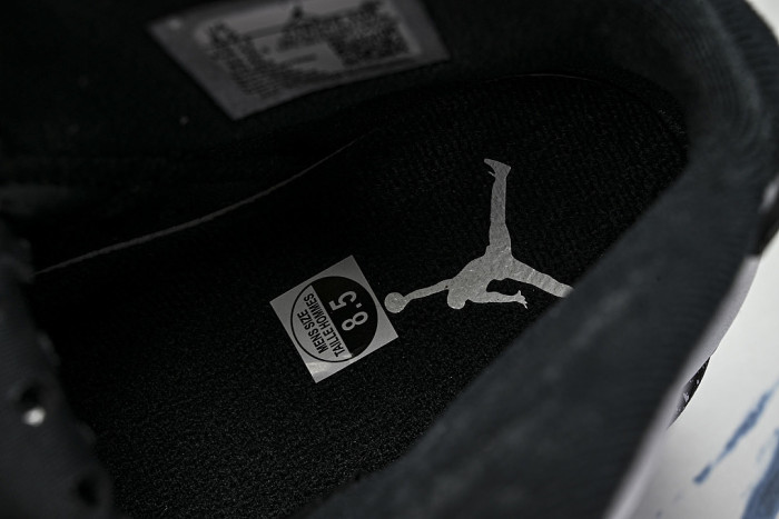 CT8529-108 AIR JORDAN AJ 6 MEN'S BASKETBALL SHOES FOR CELEBRITIES WHITE/BLACK