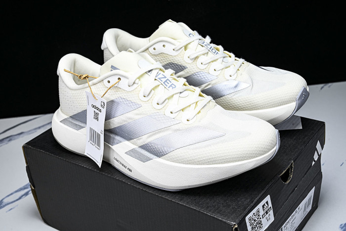 KI6900 ADIZERO EVO SL COMPRESSION RUNNING SHOES BEIGE/SILVER