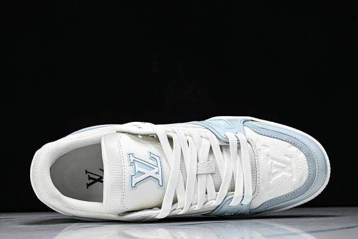 TRAINER SPORTY CASUAL SHOES WHITE/BLUE