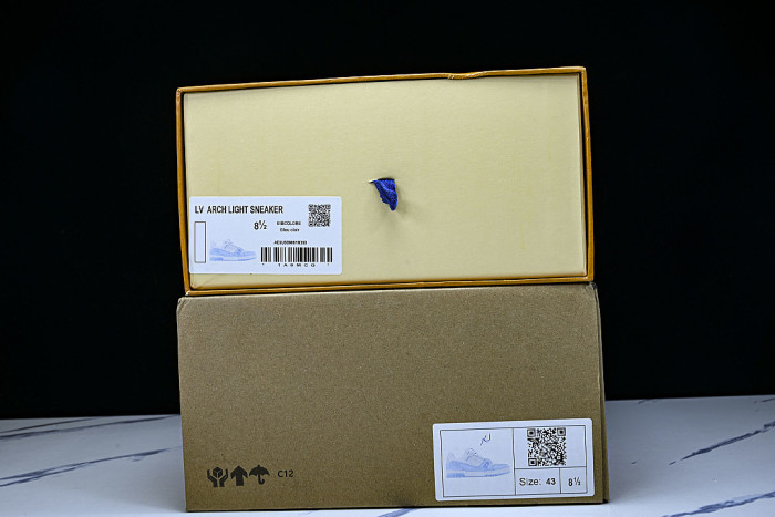 TRAINER SPORTY CASUAL SHOES WHITE/BLUE