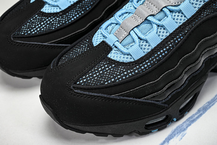 IM4691-001 AIR MAX 95 BLACK/CHROME/GAMMA BLUE/METALLIC SILVER