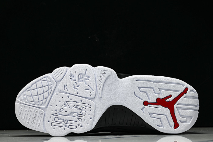 IX6179-100 AIR JORDAN 9 OG AJ9 MEN'S BASKETBALL SHOES FOR CELEBRITIES WHITE/BLACK
