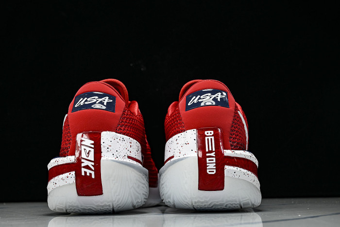 CZ0175-604 AIR ZOOM G.T.CUT EP NEW PRACTICAL SERIES BASKETBALL SHOES RED/REDNESS